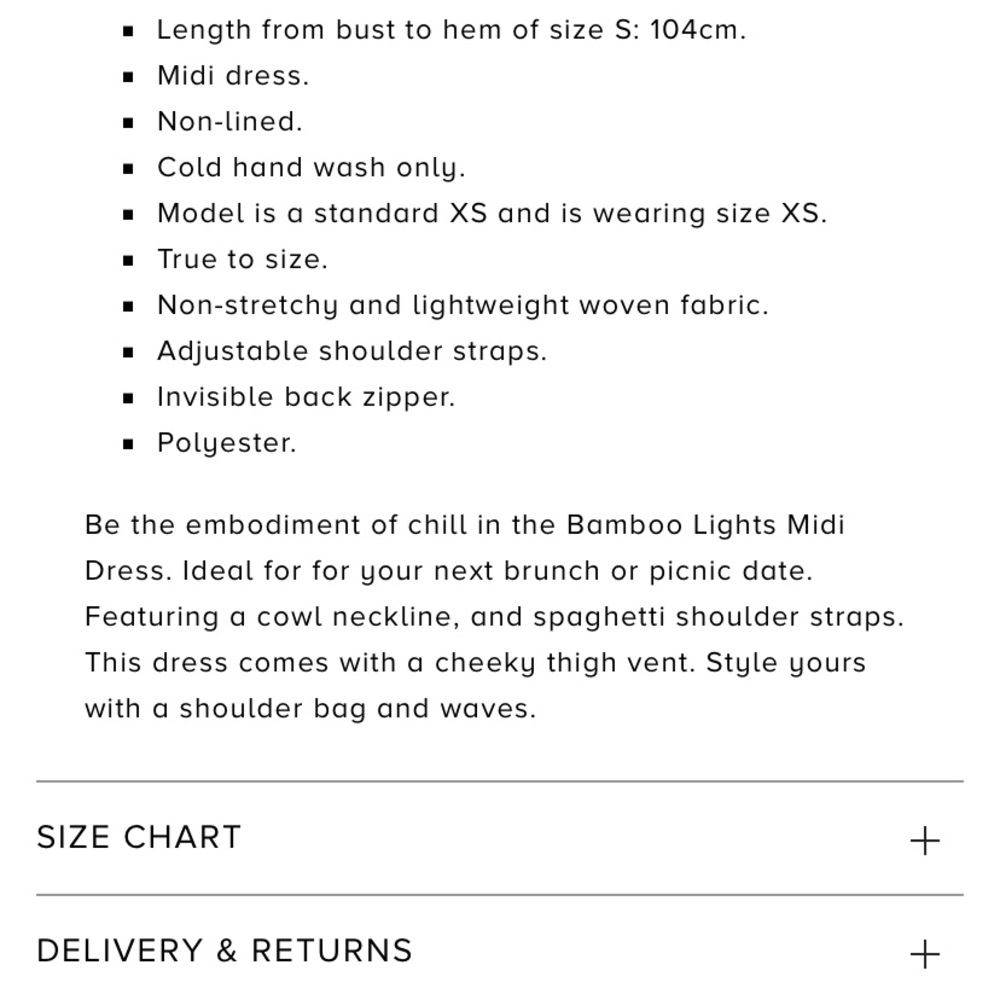 Hello Molly Bamboo Lights Midi Dress - Picture 5 of 6